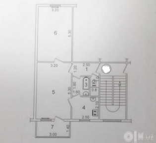 Продаётся в М. Улугбекском рне ФЕРУЗА 2/1/4 БАЛКОН 1.5Х3 Зеркалка 49м2