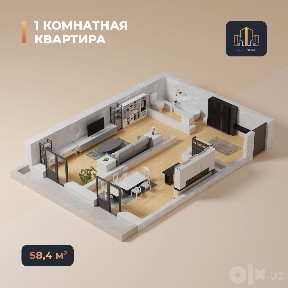 Продаёться квартира 57м кадастор имееться. Ю.Обод. Напротив 16 кв