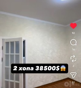 2honalik kilingan 1xonalik kvartira 6kavatda sotiladi, Rusalka
