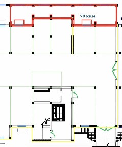 70 м2, ЖК Muhtasham, Минор метро, Нежилое помещение, Цоколь