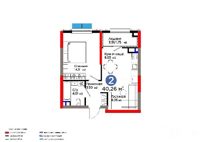 2-комн квартира в Sado Business - выгодно для жизни и инвестиций